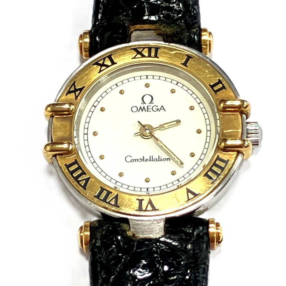 Omega Constellation Mini watch, total weight 15g, stainless steel, genuine le...